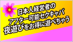 『日本人経営者のテイクアウト可能セクキャバ…』